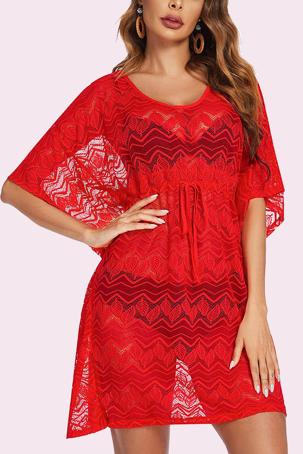 Avidlove Swimsuit Beach Coverup for Lace Bikini Beachwear Sheer Bathing Suit Coverups