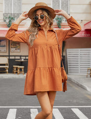 Mini Dress with Long Sleeve