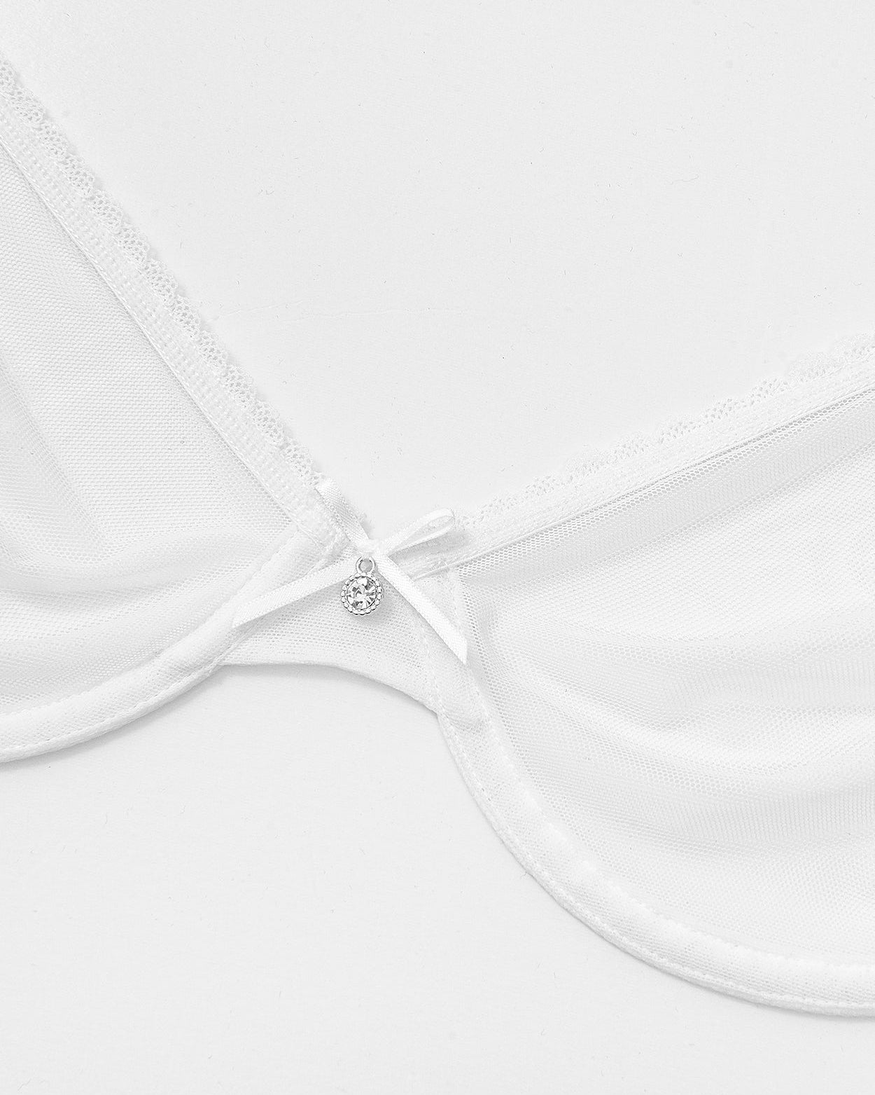 Lace Plus Size Bra Underwire Unlined Brallet