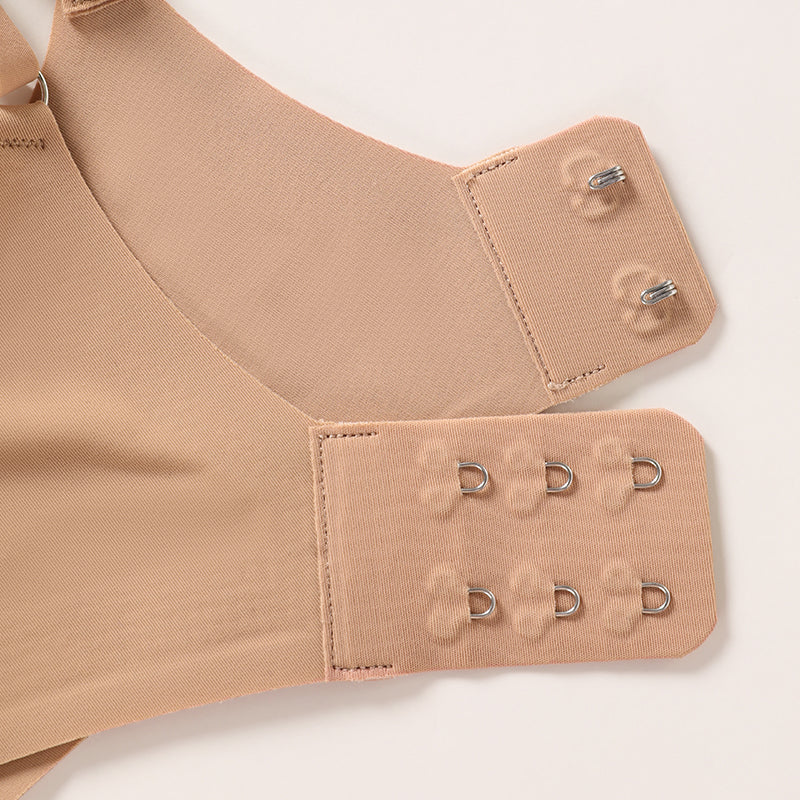 Hollow Out Wireless Bra Black