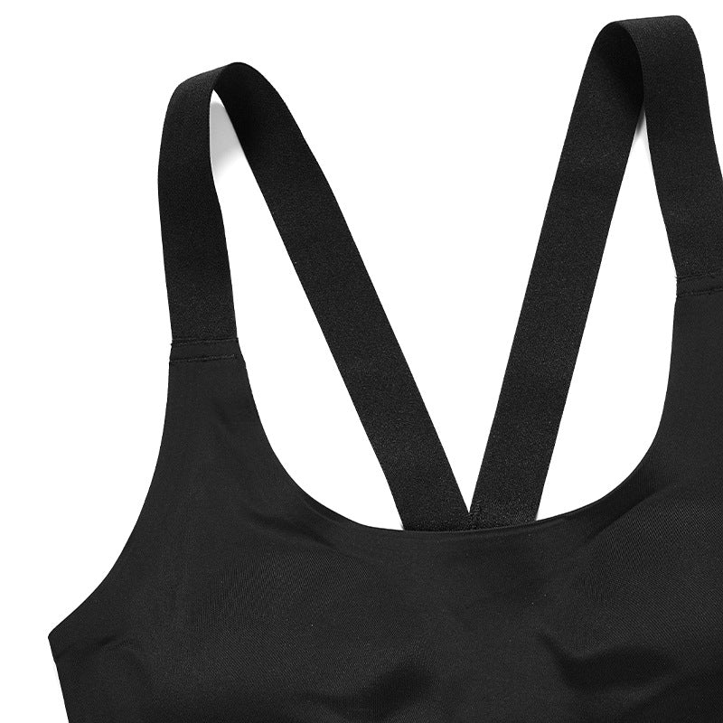 Non-Ringed Y-Back Gathering Sports Comfort Bra
