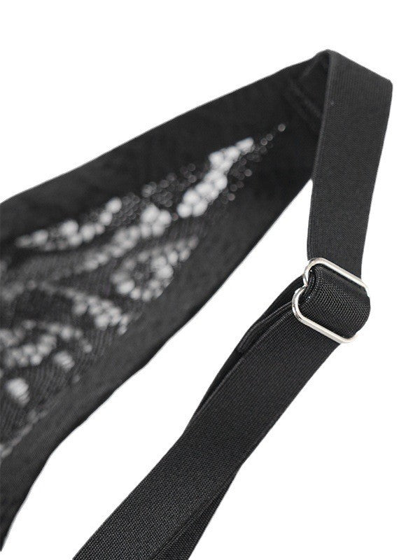 Lace Cut-Out Back Without Steel Ring Wireless Bra