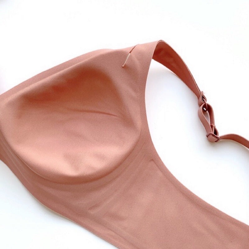 Comfort Basic Everyday Bra V Neck Soft Pink