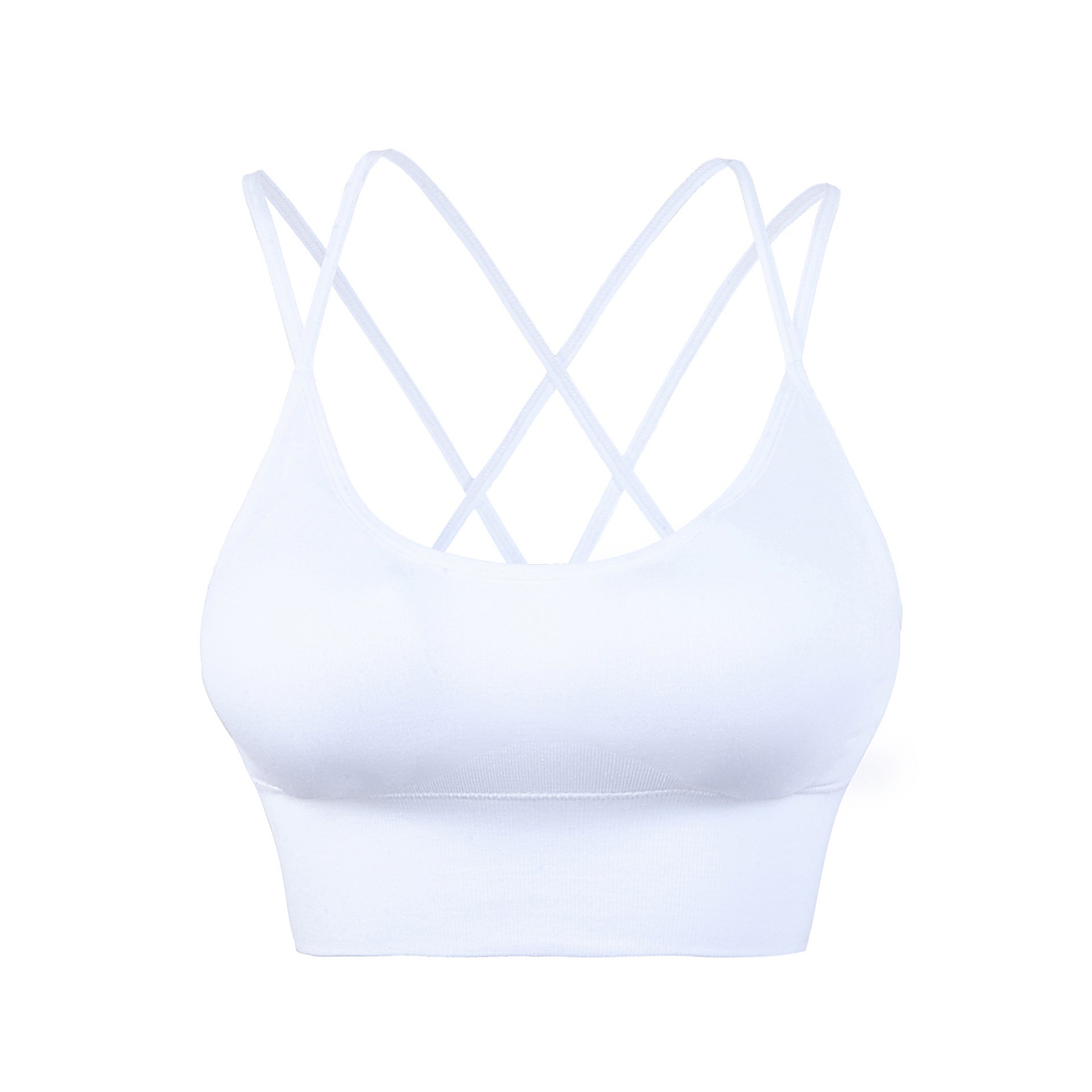 Seamless Sports Bras Plus Size Dry Fitness Quick With String Cami Crop Padded Tank Top