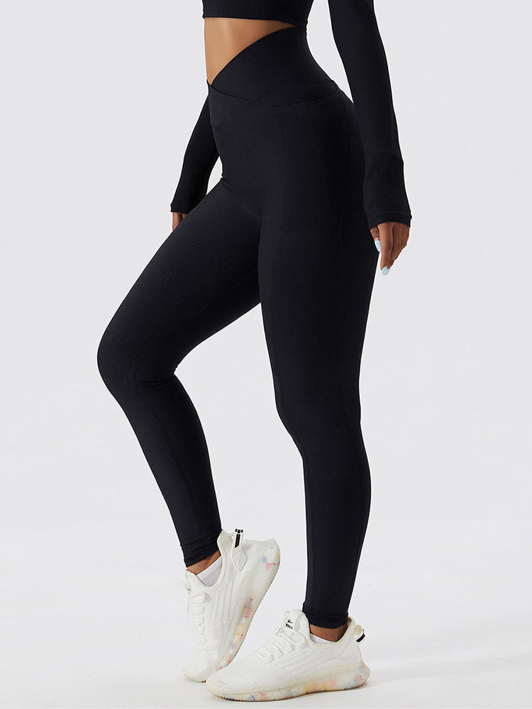 Live In Rib Crossover Pocket Leggings