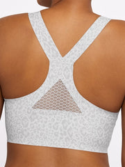 Comfort Racerback Breathable Wireless Bra Grey
