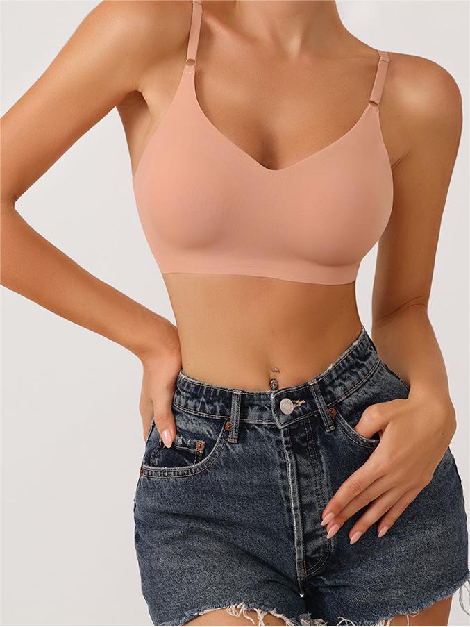Deep V Seamless Bra