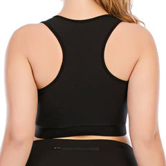 Black Color Yoga Tank Tops Vest