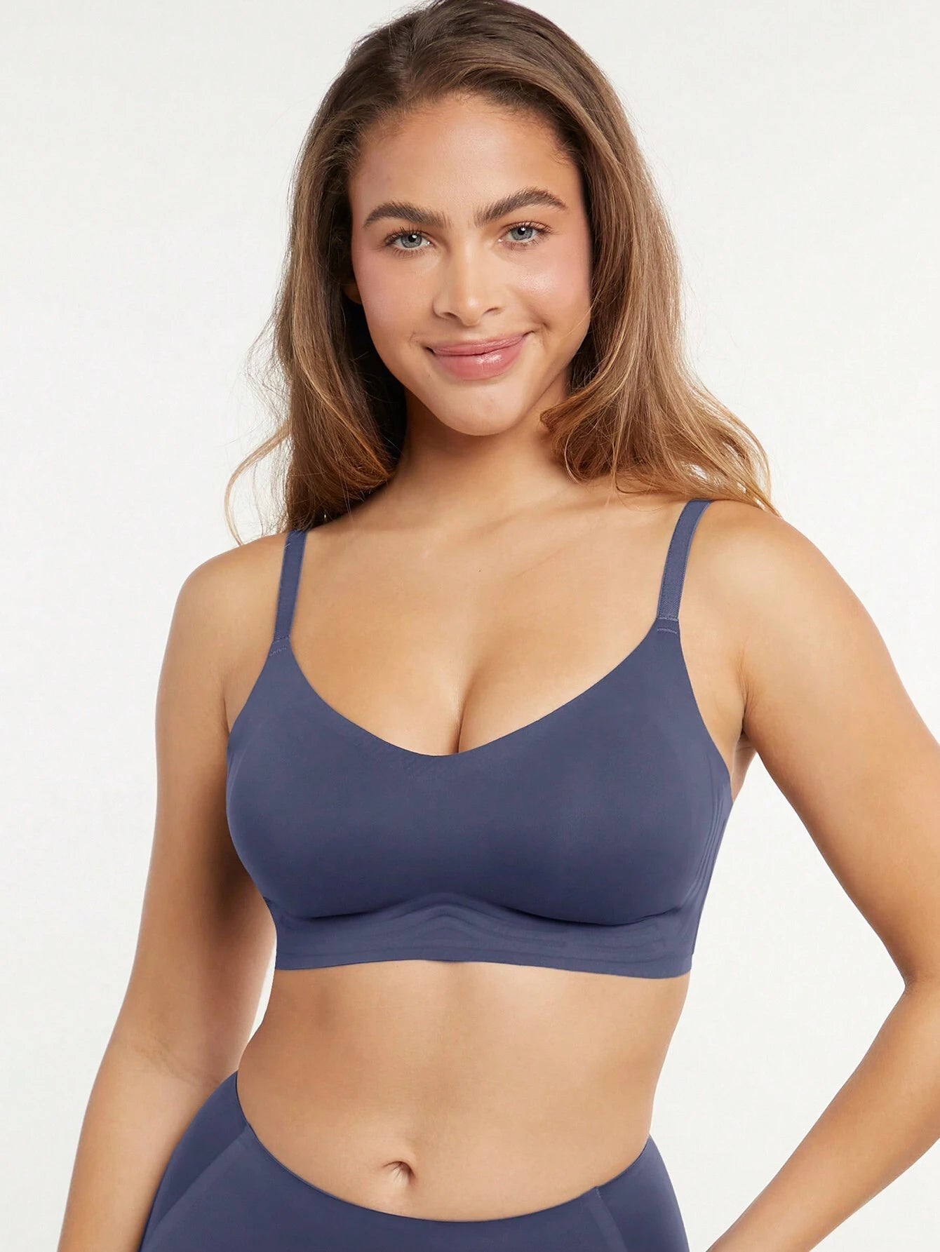 Wireless Seamless Comfy Bralette Navy