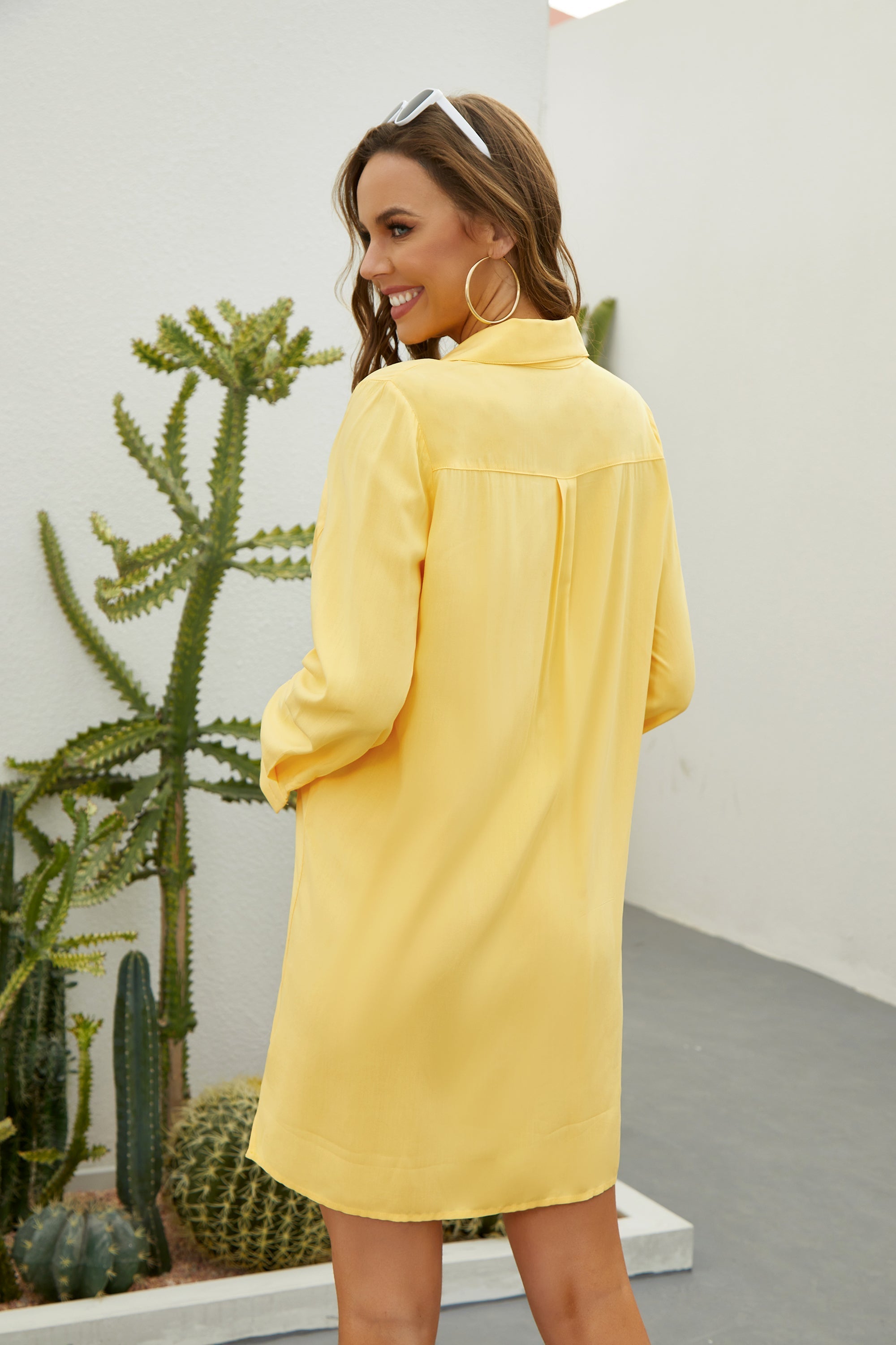 button-down Swim Beachwear