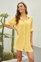 button-down Swim Beachwear