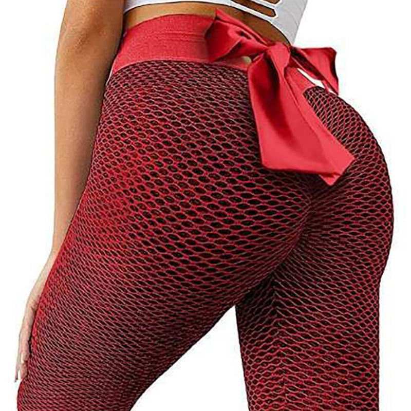Bow-Knot High Waist Women's Yoga & Workout Leggings
