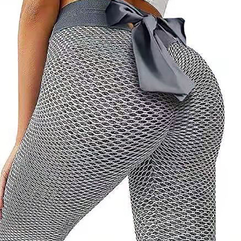 Bow-Knot High Waist Women's Yoga & Workout Leggings