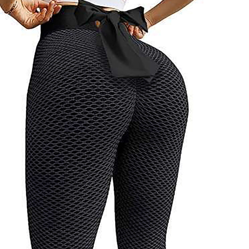 Bow-Knot High Waist Women's Yoga & Workout Leggings