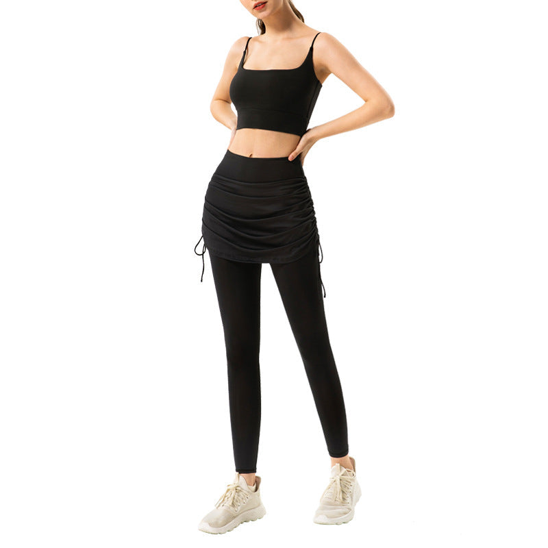 2 In 1 High Waist Tummy Control Women's Sports & Yoga Leggings