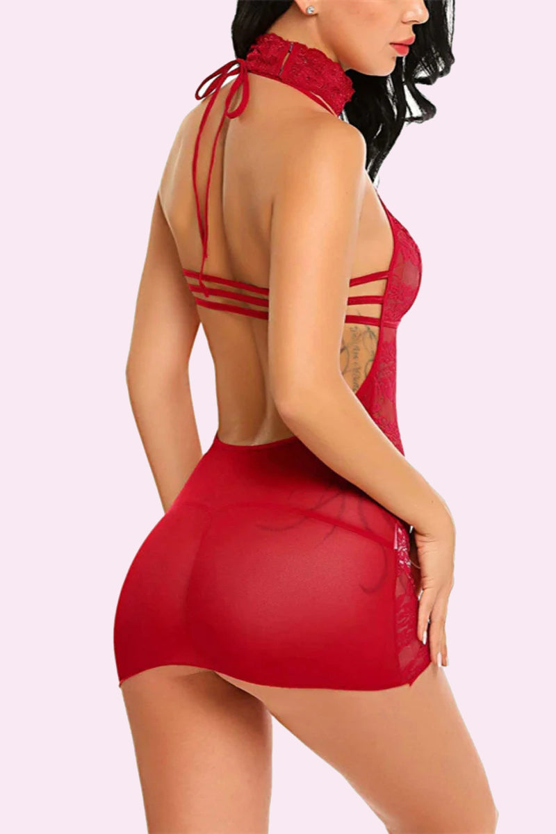 Avidlove Chemise Lingerie Lace Dress