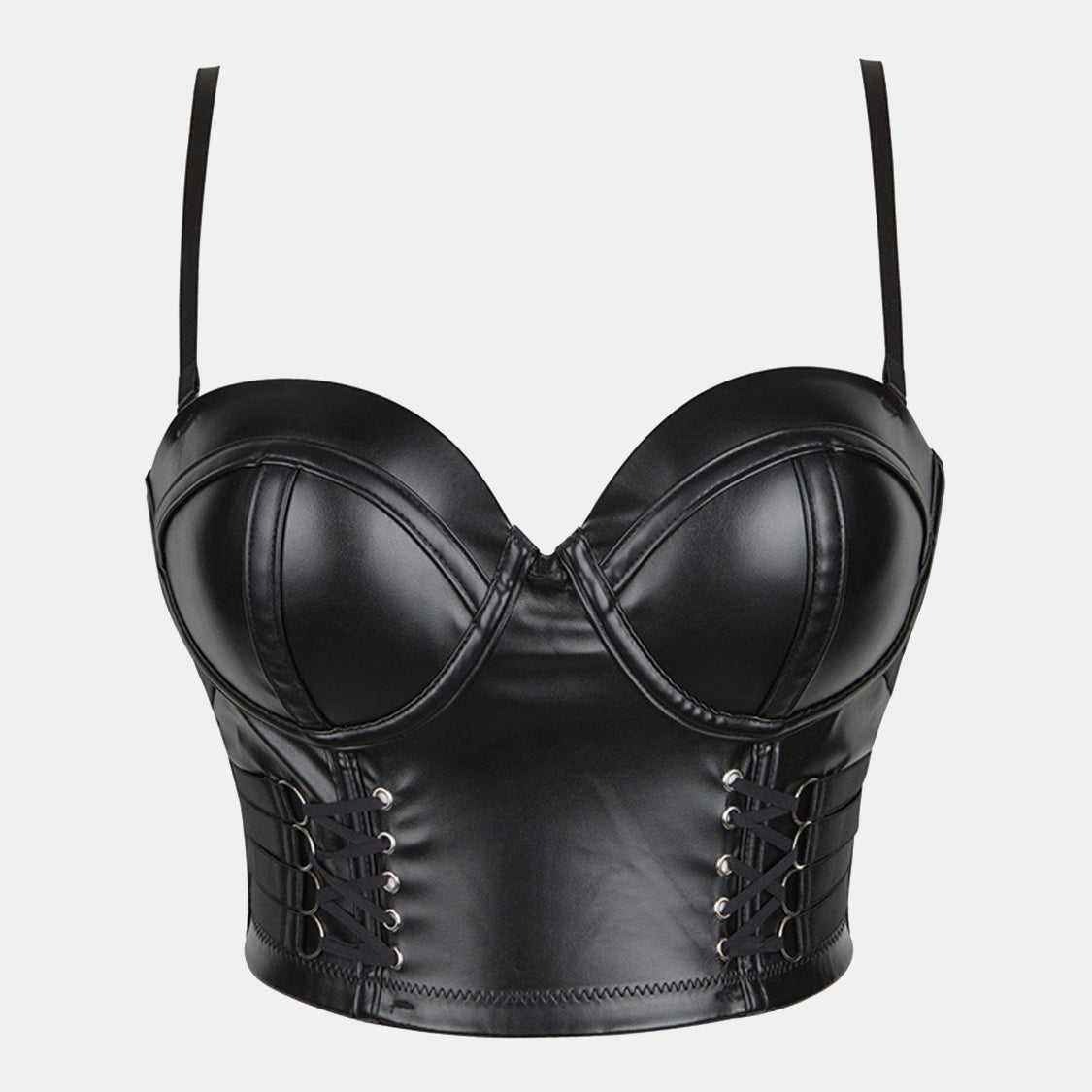 Leather Corset Cami Top - Melena