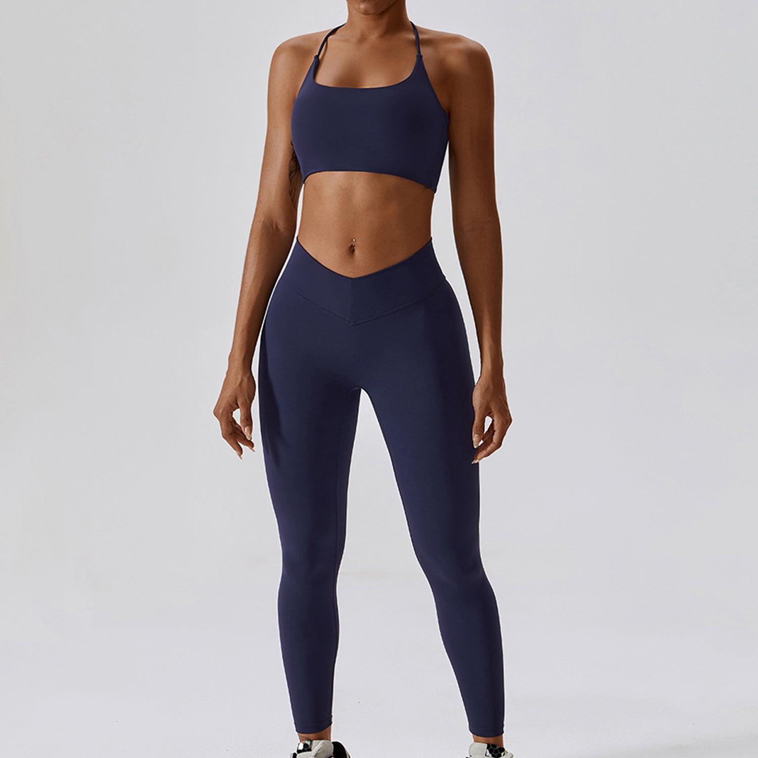 Backless Crisscross Workout Bra