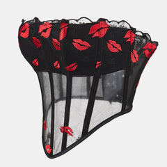 Mesh Overbust Corset - Hepzibah