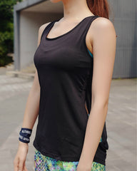 Quick Dry Mesh Women's Yoga Fitness Sleeveless Tank Top