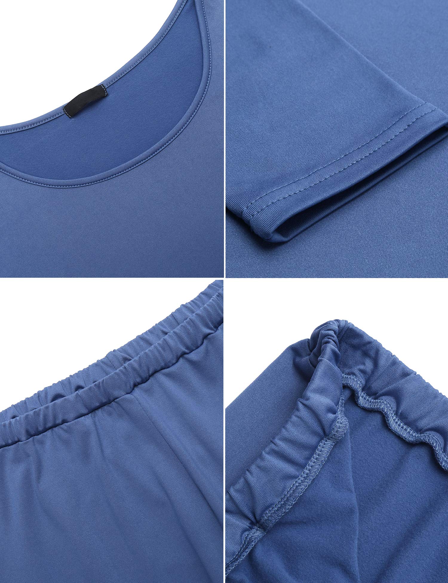 Plus Size Fleece Lined Pajama Set