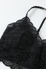 Chic Black Sunrise to Sunset Lace Bra