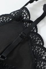 Chic Black Sunrise to Sunset Lace Bra