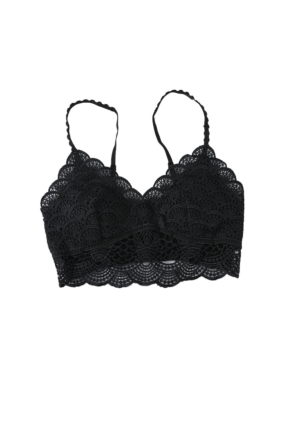 Chic Black Sunrise to Sunset Lace Bra