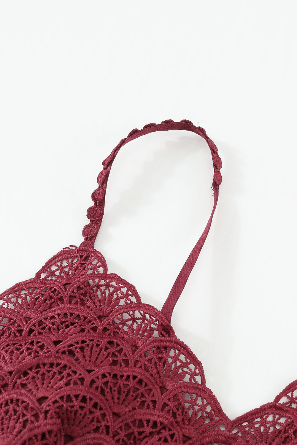Chic Wine Sunrise to Sunset Lace Bra