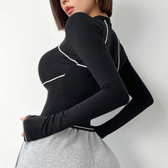Full Sleeve Compressed Women's Sports Yoga Top