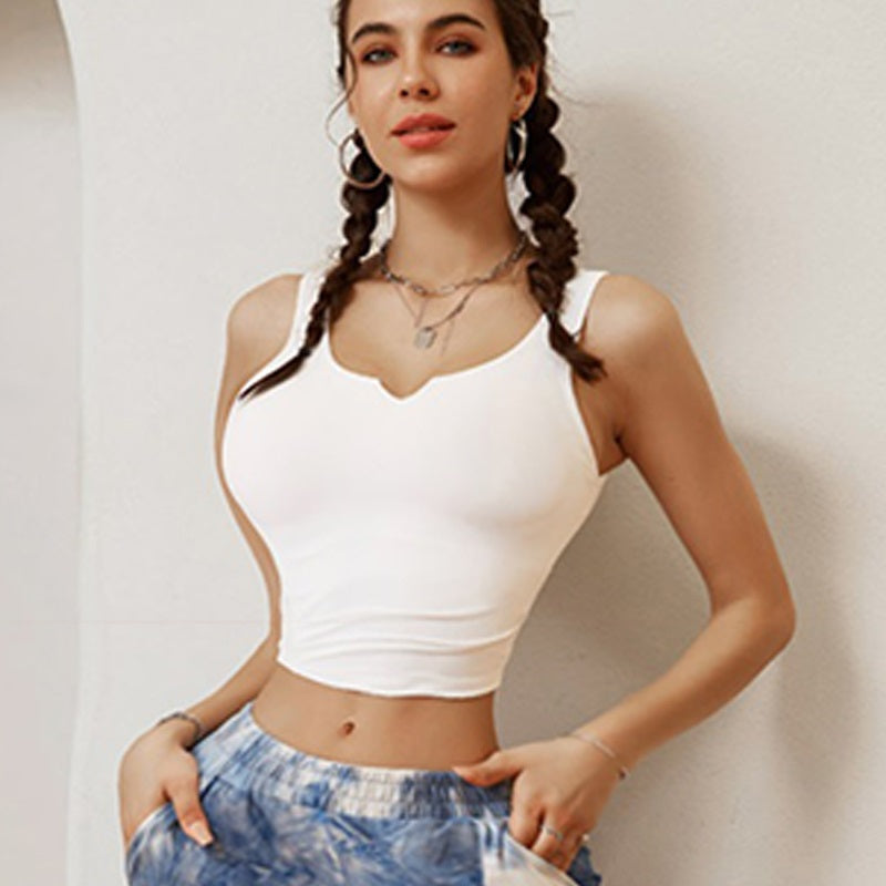 Solid Athletic Women's Yoga & Sports Crop Top