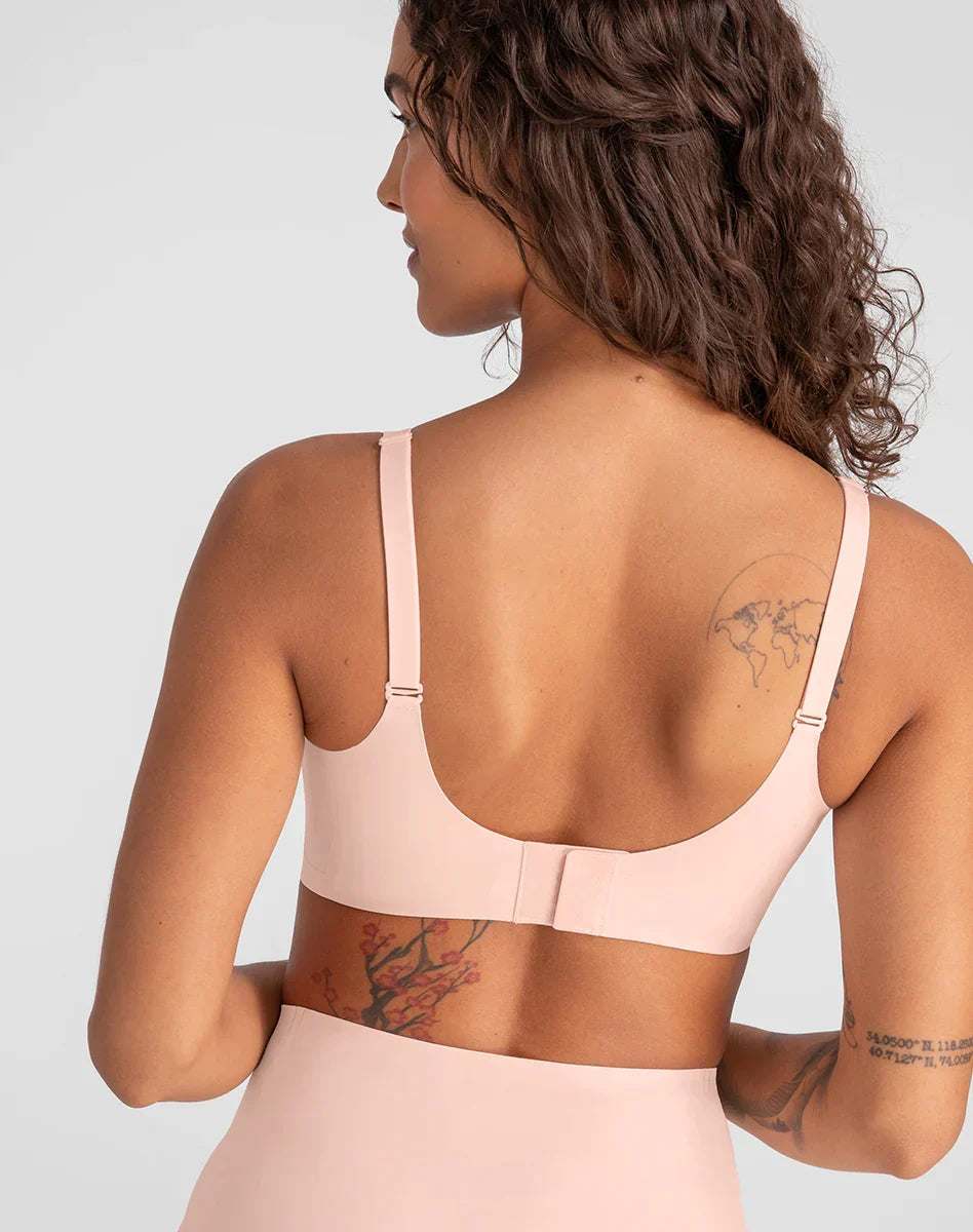 Airy Zero CrossOver Bra Petal