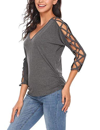 Cold Shoulder Tunic Tops