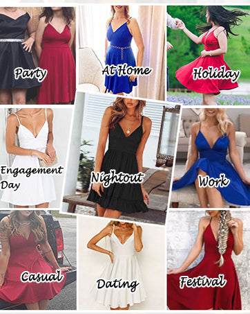 Backless Swing Dress
