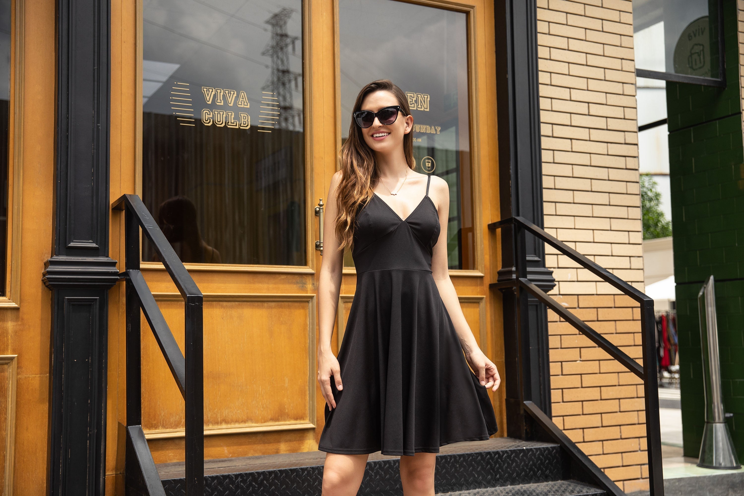 Backless Swing Dress