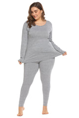 Plus Size Thermal Long Johns Sets