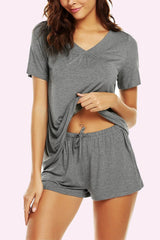 Avidlove Shorts Pajama Set Short Sleeve Sleepwear Nightwear Pjs S-XXL
