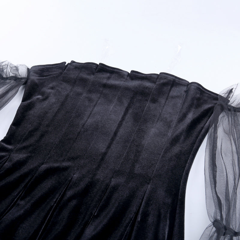 Vintage Gothic Dark Dress