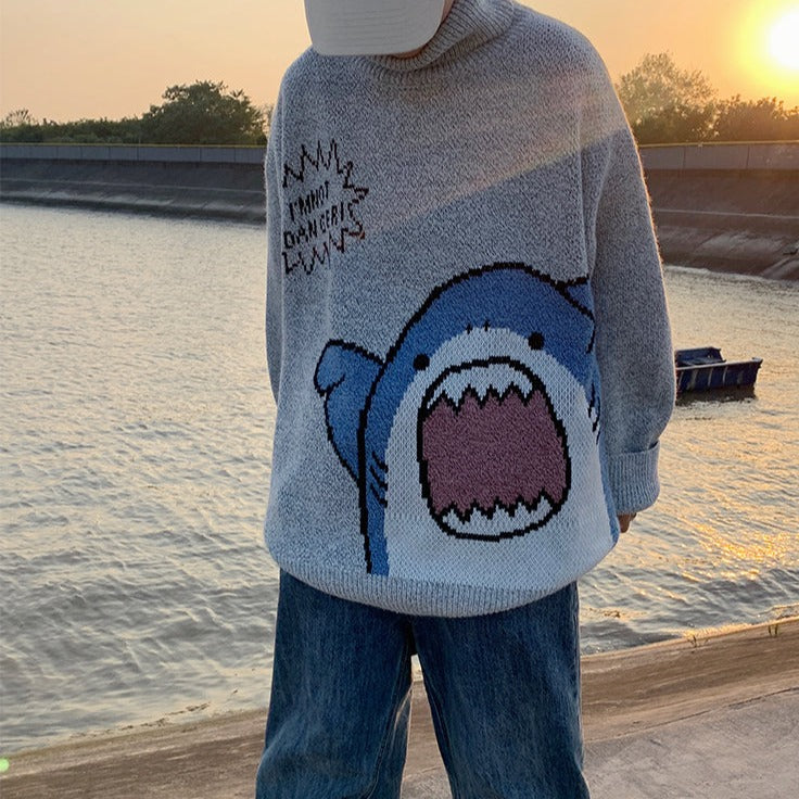 Kawaii Shark Sweater