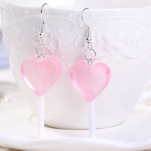 Candy Heart Earrings