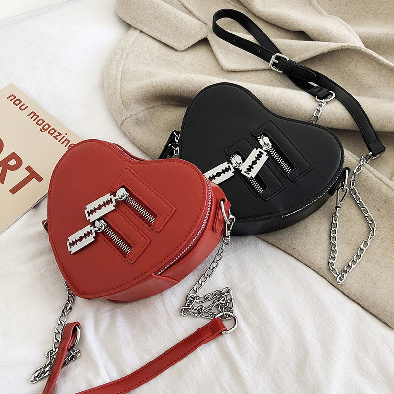 Heart Shape Crossbody Bag