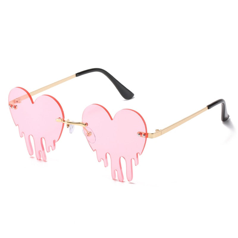 Heart Tear-Shaped Sunglasses