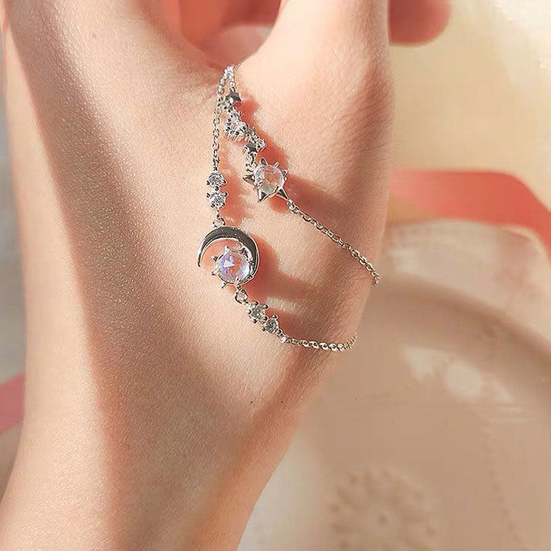 Moon & Star Aesthetic Bracelet