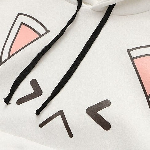 Harajuku Cat Ear Kawaii Hoodie