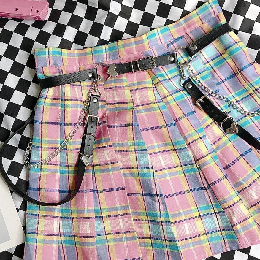 Punk Style Heart Belt