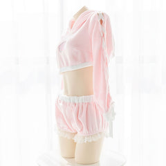 Cute Bunny Pajamas Set