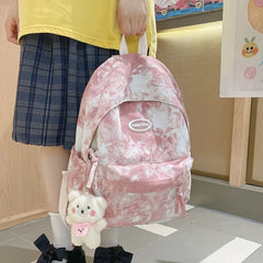 Pastel Dyed School Backpack