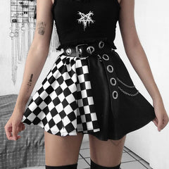 Y2k Harajuku Dark Skirt