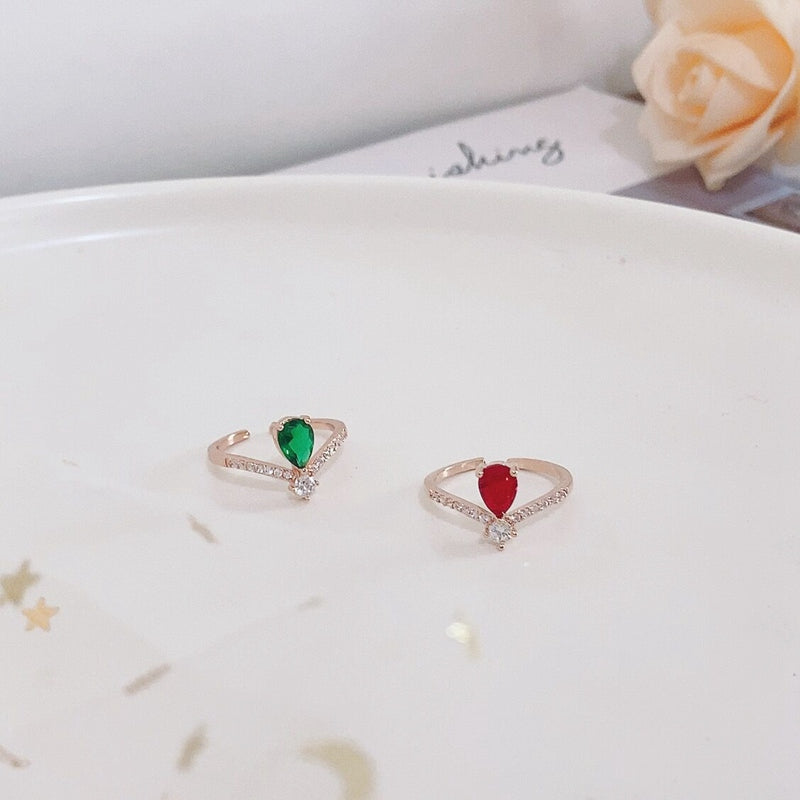Heart & Flower Adjustable Rings