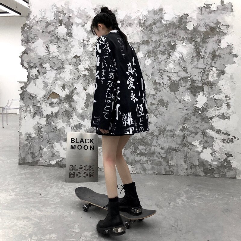 Japanese Oversized Blouse